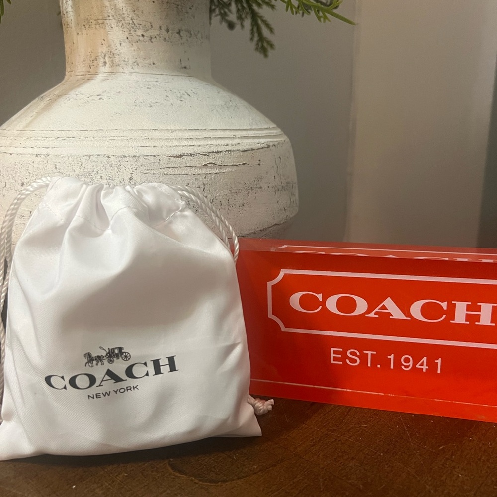Coach Mini Nolita Denim Bag Charm (NWOT) - Picture 7 of 8
